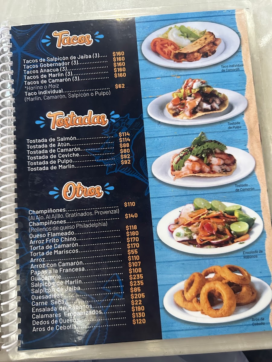 La Anacua Menu - Image 1