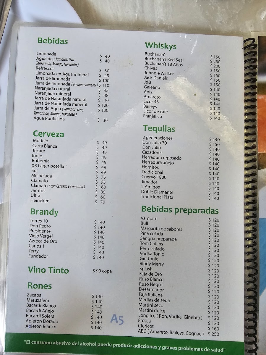 La Anacua Menu - Image 6